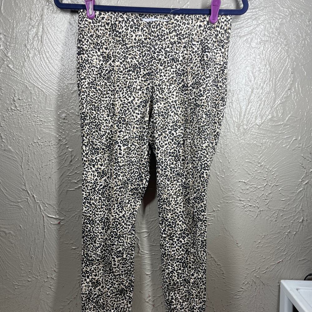 Old Navy Womens Stevie High Rise Pant Multicolor Animal Print Stretch Sz Small